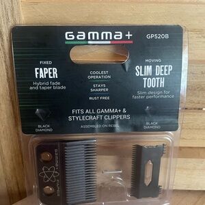 New Gamma + Black Grooming Replacement Clipper Blades